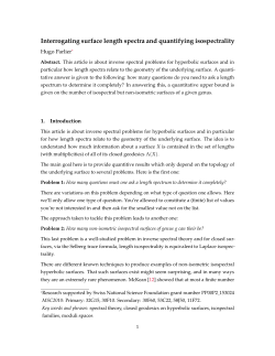 Interrogating surface length spectra and quantifying