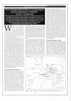 PDF - Archaeology International