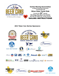 sailing instructions - Cortez Racing Association