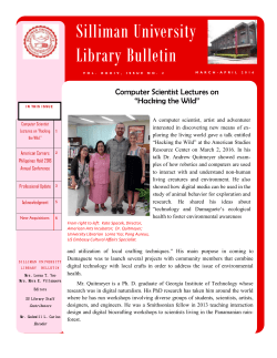 March - April - Silliman University