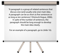 A paragraph is a group of related sentences that - Blackboard-SENA
