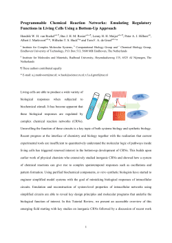 Programmable Chemical Reaction Networks: Emulating Regulatory