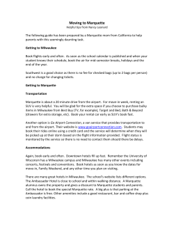 Moving to Marquette - Marquette University