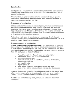 Constipation The Causes Of constipation