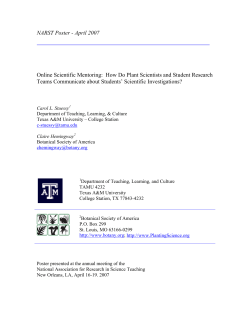 Abstract (200 words) - Botanical Society of America