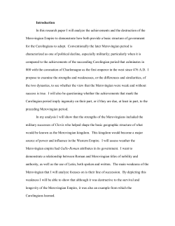 Merovingian and Carolingian Empires