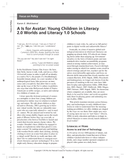 A Is for Avatar - Karen Wohlwend