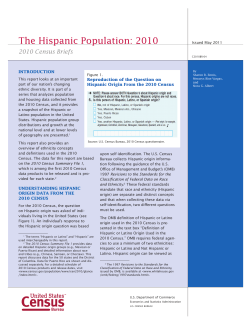The Hispanic Population: 2010