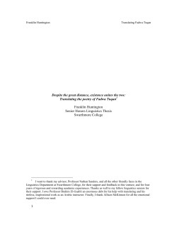 Despite the great distance, existence unites the two