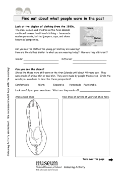 Find out about what people wore in the past