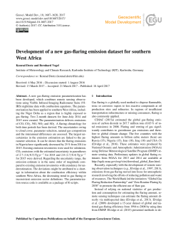 Development of a new gas-flaring emission dataset for southern