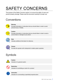 SMT-i3100 User Guide - Samsung Centre Melbourne
