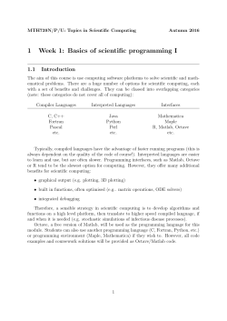 Lecture Notes -- Week 1 File