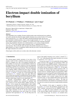 Electron-impact double ionization of beryllium