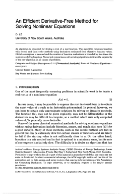 An Efficient Derivative-Free Method for Solving