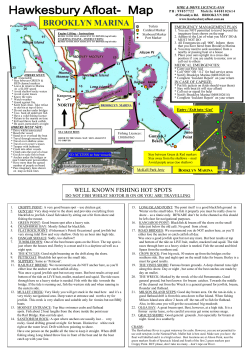 Map for Tinnies, BBQ and Family Boats