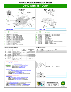 D140 with 48” Deck - Mutton Power Equipment