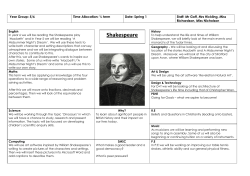 Shakespeare - The Milford Academy