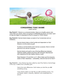 conquering toxic shame