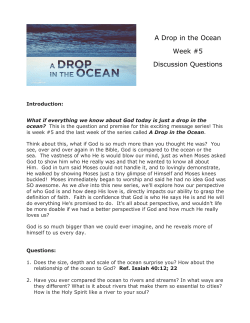 A Drop in the Ocean Week #5