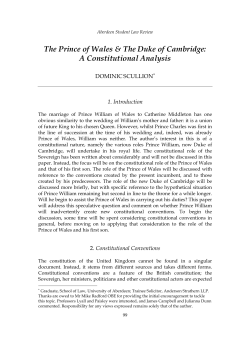 The Prince of Wales and The Duke of Cambridge