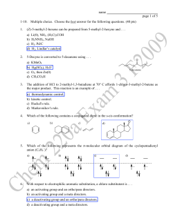 name page 1 of 5 1-10. Multiple choice. Choose the best answer for