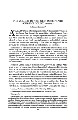 The Supreme Court, 1942-43 - Chicago Unbound