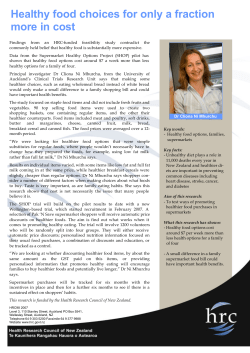 Healthy food choices - Ni Mhurchu HRC98 2007 (PDF 116kb)