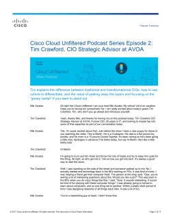 Cloud Unfiltered Episode 02 Podcast Transcript