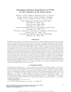 Managing radiation degradation of CCDs on the Chandra X