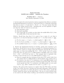 Solutions - York University