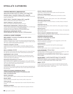 stella`s catering