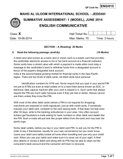 ENGLISH COMMUNICATIVE