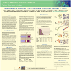 thermophilic eukaryotes as a sources for structural genomic targets