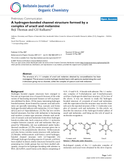 Beilstein Journal of Organic Chemistry