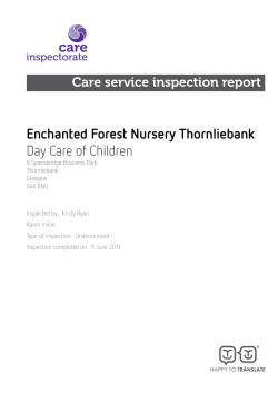 Enchanted Forest Nursery Thornliebank Day Care of Children