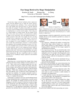Face Image Retrieval by Shape Manipulation - Pages