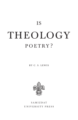 Is Theology Poetry? - Augustine Collective