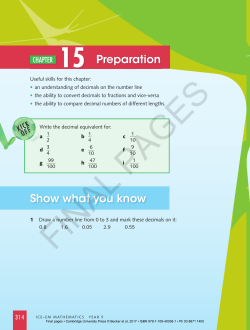 Chapter 15 - Preparation - Cambridge University Press