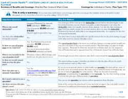 Centegra Land of Lincoln Health Plan Platinum