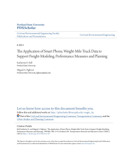 The Application of Smart Phone, Weight-Mile Truck