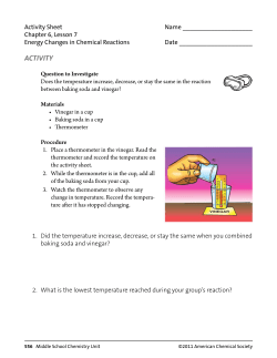 Activity - Middle School Chemistry