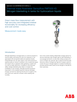 Thermal mass flowmeter Sensyflow FMT500