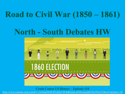 Road to Civil War Slideshow