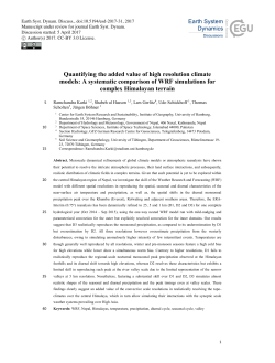Quantifying the added value of high resolution climate models: A