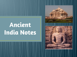Ancient India Notes