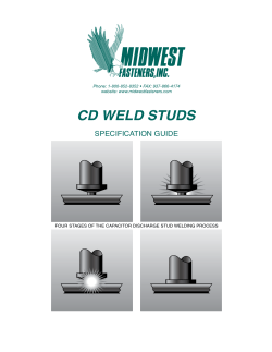CD Weld Studs - Midwest Fasteners