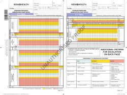 STANDARD PAEDIATRIC OBSERVATION CHART 5 TO 11 YEARS