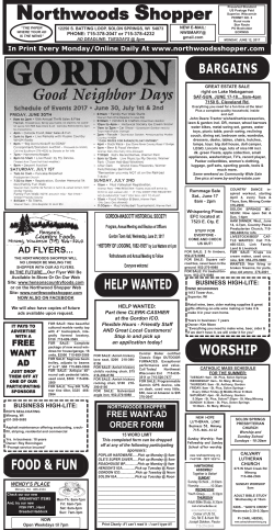 Page 1_Layout 1.qxd - Northwoods Shopper