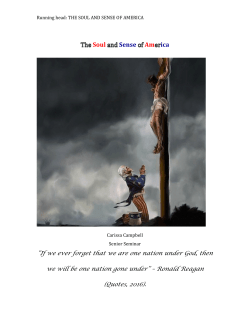 The Soul and Sense of America